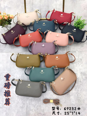 Mom's Summer Bag Women's 2020 New Fashion Shoulder Bag Fashionable All-Match Simple Soft Leather Crossbody Middle-Aged Women's Bag