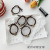 Japanese and Korean New Cute Small Animal Hair Ring Girl High Elasticity Ponytail Head Rope Retro Style Simple Hair Band