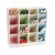 Multi-Functional Desktop Four-Grid Storage Box Fresh Office Pen Holder Stand-Able Rectangular Creative Finishing Box