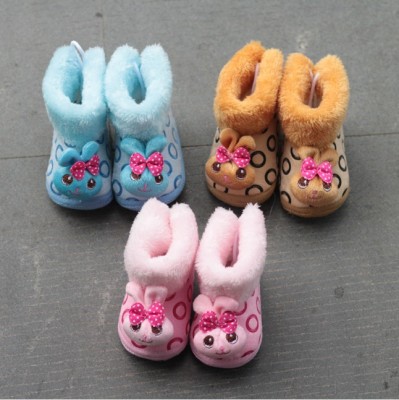 Special Sale Little Bunny High-Top Cute Baby Cotton Shoes Non-Slip Sole Cute Baby Baby Shoes