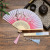 Fan Folding Fan Chinese Style Female Antique Summer Classical Ancient Costume Dancing Hanfu Folding Small Bamboo Fan