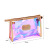 Fashionable Transparent Colorful Laser Cosmetic Bag Internet Celebrity Jelly Clutch TPU Outing Portable Storage Wash Bag