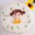 Summer Cute Girl Cake Decoration Polymer Clay Series Soft Pottery Boys and Girls Birthday Dessert Bar Decoration Supplies Plug-in