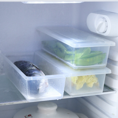Hot Sale Kitchen Refrigerator Transparent Seafood Food Draining Crisper Sealed Storage Box Fruit and Vegetable Crisper