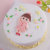 Baking Cake Topper Summer Cute Pure Girl Birthday Cake Decoration Dress Girl Baking Decoration