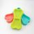 PET Plastic Bones-Shaped Double Bowl Pet Dog Bowl Food Basin Candy Color Double Dog Bowl Spot Factory Wholesale