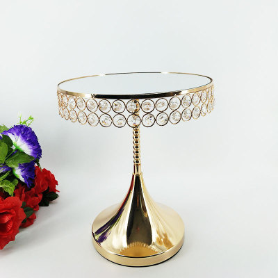 European-Style Metal Iron Art Cake Stand Five-Piece Steel Ball Column Cake Stand Fruit Dessert Tray Wedding Decoration