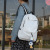 INS Style Backpack Schoolbag Female Korean Harajuku College Student Backpack Junior High School Fashion Brand Large Capacity Men