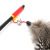 New Cat Teaser Red Rope Ling Pan Feather Cat Funny Stick Fishing Cat Artifact Interactive Cat Toy Feather Cat Teaser