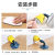 Door Suction Type Silicone Door Stopper Domestic Toilet Door Absorber Anti-Collision Door Rear Floor Knob Wholesale