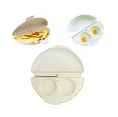 Microwave Oven Egg Steaming Plate Love Omelette Maker Egg Boiler Mold