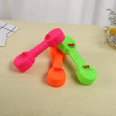 Factory Direct Sales Pet Sound Toy Dog Molar Long Lasting Relieving Stuffy Bone Interactive Toy in Stock Wholesale