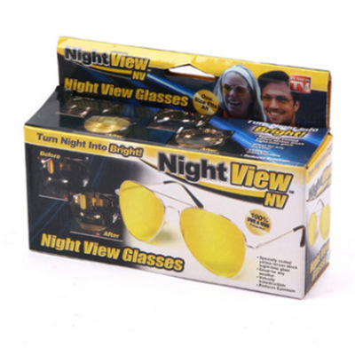 Night View NV Glasses Night Vision Glasses Car Endoscope Anti-Glare Luminous Driving Glasses TV