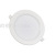 White Warm Light Ceiling Lamp Led White Silver round Ultra-Thin Downlight Concealed Embedded Anti-Strobe Downlight