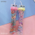 Japanese Korean Cartoon Girl Children's Candy Color Hair Rope Barrel Disposable Rubber Band Baby Hair Ring Color Rubber Band Female