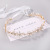 Bridal Girls Headdress Korean Rhinestone Flower Handmade Pearl Hair Band Flexible Chain Headband Simple Wedding Dress Hair Accessories