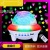 Factory Direct Sales Bluetooth Speaker Dream Projector Star Light KT-C Led Seven-Color Lights KTV Colorful Light