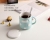 Love Relief Ceramic Cup Internet Celebrity Live Hot Ceramic Cup Gift Cup Teacup Water Cup with Cover