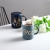 Text Gold Ceramic Cup New Home Online Popular Live Ceramic Cup Gift Cup Teacup Water Cup Cup with Cover