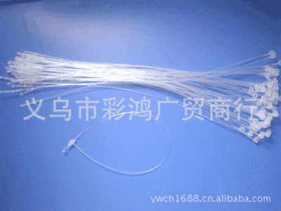 Yiwu Factory Direct Sales 5-Inch 13cm Pointed Transparent Pp Plastic Hand Needle Snap Fastener Tag Rope Rubber Cable