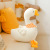 Cute Big White Geese Plush Toy Little Duck Doll Ragdoll Doll Sleeping Pillow on Bed Female Birthday Present