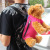 Breathable Pet Bag Backpack Dog Travel Carrying Case Front Backpack Mesh Four-Leg Bag Pet Supplies
