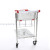 Supermarket Shopping Trolley, Convenience Store Shopping Cart, Hand Push Trolley For Shopping With 4 Wheels