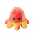 Export Cute Flip Printing and Dyeing Small Octopus Schoolbag Pendant Couple Keychain Plush Hang Decorations Doll Creative Doll