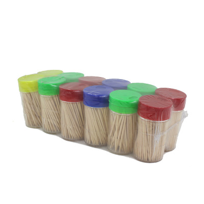 High-Quality Disposable Bamboo Toothpick Tube Portable Double-Headed Toothpick Environmental Protection Health Does Not Hurt Gum Toothpick Wholesale