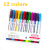 Double Line Pen Double Line Contour Pen Bi-Color Pencil Two-Tone Contour Pen Two-Color Pen 3D Pen Fluorescent Pen