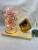 2 Roses Flannel Flowers Photo Frame Artificial Flower Photo Frame Decoration Home Furnishings Ornaments