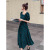 Women's Dress 2021 New Waist Slimming Chiffon Lively Cute Hepburn Style Sweet French Style Summer Skirt Fashion