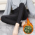 Winter Fleece-Lined Glossy Leggings Women's Outer Wear Gat Thick Warm Ankle-Length Skinny Pants High Waist Oversized Cotton Pants