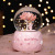 Cherry Blossom Girl Crystal Ball Pink Girls Gifts Floating Snowflake Music Box Colorful Light Decoration Christmas Gift
