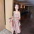 Dress 2021 New Korean Style Large Size Women's Clothing Spring/Summer Floral A- line Dress Mid-Length Slimming Sling Fashion Skirt