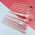 Factory Direct Supply Wholesale 12 PCs Nude Pink Makeup Brush Set Powder Brush Blush Eye Shadow Brush Makeup Tools