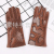 2021 New Autumn and Winter Warm Gloves Fashion Small Leopard Four-Finger Plum Touch Screen Women's Gloves