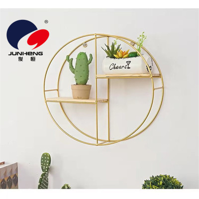 Creative Punch-Free Wall Decoration Hook Bedroom Wall Iron Shelf Wall Decoration