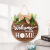 Spot Artificial Flower Wooden Door Decoration Listing DIY Magnetic Letters Home Festival Decorations Door Hanging Board