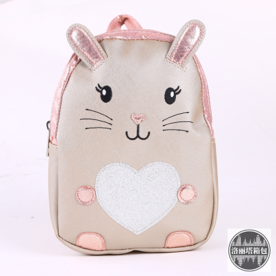 Colorful Cute Totoro Head Print Children's Backpack Cute Cartoon Primary School Student Backpack Factory Direct Sales