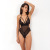 sexy lingerieCross-Border Supply Autumn Amazon Hot Selling Lace Lace Cutout See-through Jumpsuit