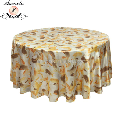 New design polyester printed fish pattern tablecloth table c