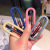 2020 Fashion New Simple Frog Buckle U-Shaped Acrylic Candy Color Word Clip Ladies Hairpin