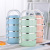 Logo304 Stainless Steel Lunch Box Nordic Insulated Lunch Box Multi-Layer Student Lunch Box Household Fresh-Keeping Box