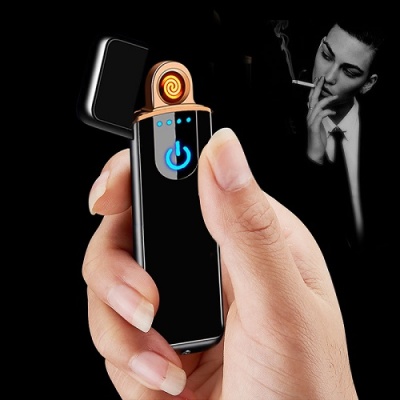 Touch Sensing Mini USB Charging Lighter Charging Personalized Creative Advertising Gift Electronic Cigarette Lighter