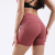 Training Knee Length Pants High Waist Stretch Tight Fitness Bottoming Five-Point Sports Quick-Drying Cycling Shorts Outer Wear Yoga Pants