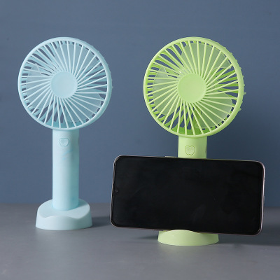 Small Handheld Fan Dormitory Office Desktop Handheld Fan USB Rechargeable Portable Mini Fan