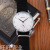 New Ultra-Thin Fashion Simple Trend Men's Watch Drainage Popular Belt Waterproof Men's Quartz Wrist Watch