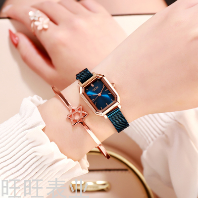 New Popular Gedi Steel Strap Women's Watch Stylish Simple and Versatile Casual Women's Watch Female Trend Quartz Watch