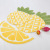 INS Nordic Style Pineapple Floor Mat Kitchen Bathroom Entrance Doorway Door Mat Absorbent Non-Slip Floor Mat Bedroom Bedside Blanket